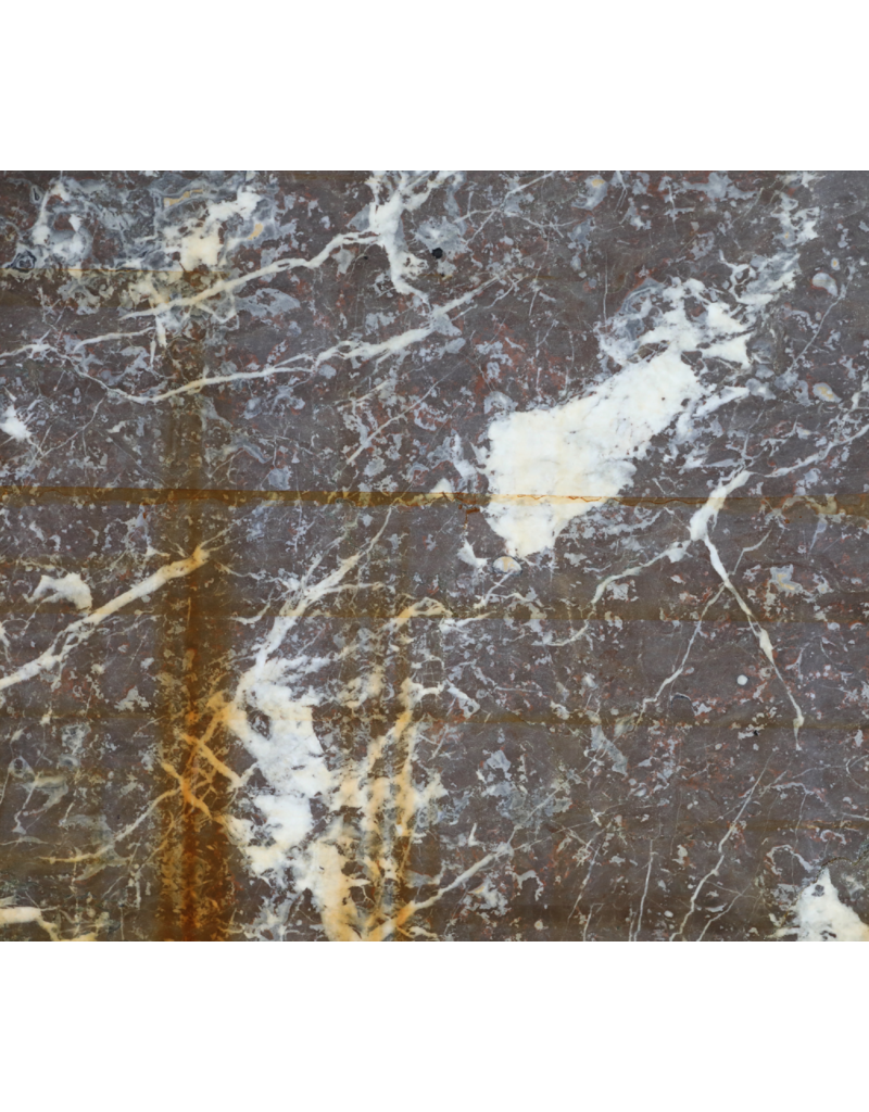 Maison Leon Van den Bogaert Grande Tranche De Marbre Antique Veinée Rouge-Gris – Pierre Naturelle Elégante Pour Sols, Murs & Décoration Intérieure