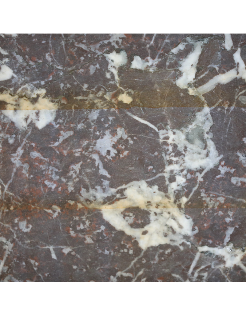 Maison Leon Van den Bogaert Grande Tranche De Marbre Antique Veinée Rouge-Gris – Pierre Naturelle Elégante Pour Sols, Murs & Décoration Intérieure