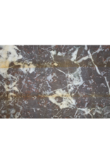 Maison Leon Van den Bogaert Large Antique Red and Grey Veined Marble Slab – Elegant Architectural Stone for Floors, Walls, and Decorative Design