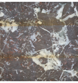 Maison Leon Van den Bogaert Losa De Mármol Antiguo Rojo-Gris – Siglo XIX