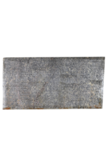 Maison Leon Van den Bogaert Plaque de Marbre Fossile Ancien Exclusive (235 × 115 cm) avec Veines Grises, Roses et Dorées – Plateau de Table ou Décoration Murale de Luxe