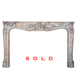 Royal Saracolin Marble Fireplace Surround