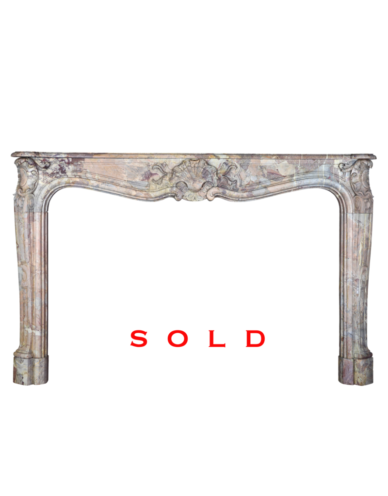 Royal Saracolin Marble Fireplace Surround