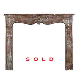 Classic Belgian Marble Antique Fireplace Surround