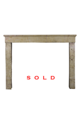 Kleine Europäischer Kaminmaske In Stein