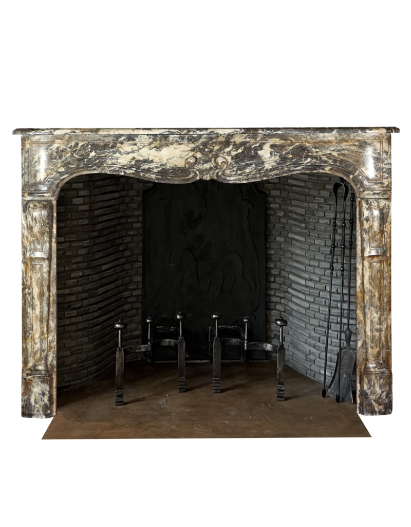 Cheminée Belge Louis XIV En Marbre