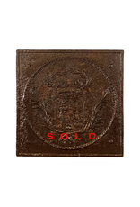 Plaque De Cheminée En Fonte Avec Armoiries Françaises