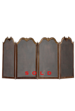 European Vintage Fireplace Screen