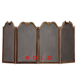 Maison Leon Van den Bogaert Vintage schouwscherm — 54 cm hoog