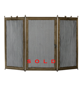 Classic French Antique Fireplace Screen