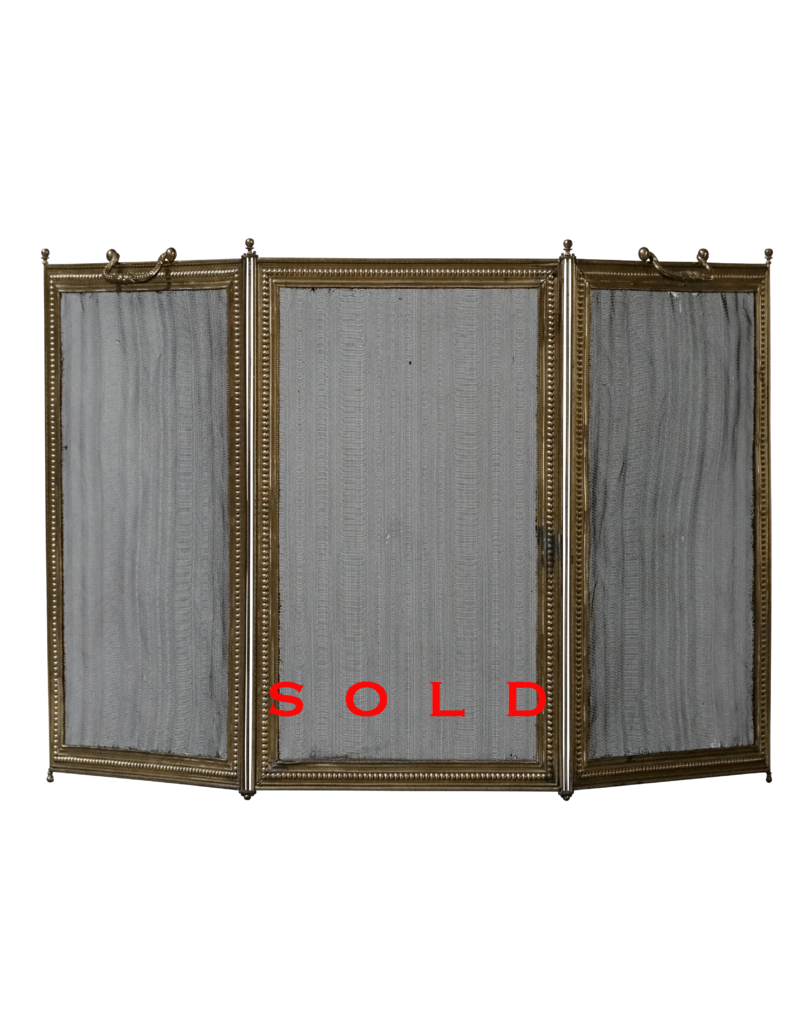Classic French Antique Fireplace Screen