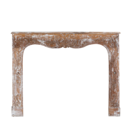 Maison Leon Van den Bogaert 19th Century Rococo Wooden Fireplace Mantel