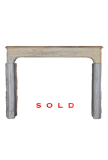 Bicolor LXIV Period French Antique Stone Surround