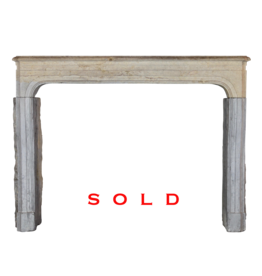 Bicolor LXIV Style French Antique Stone Surround