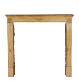 Maison Leon Van den Bogaert 19th Century French Romantic Fireplace in Burgundy Limestone