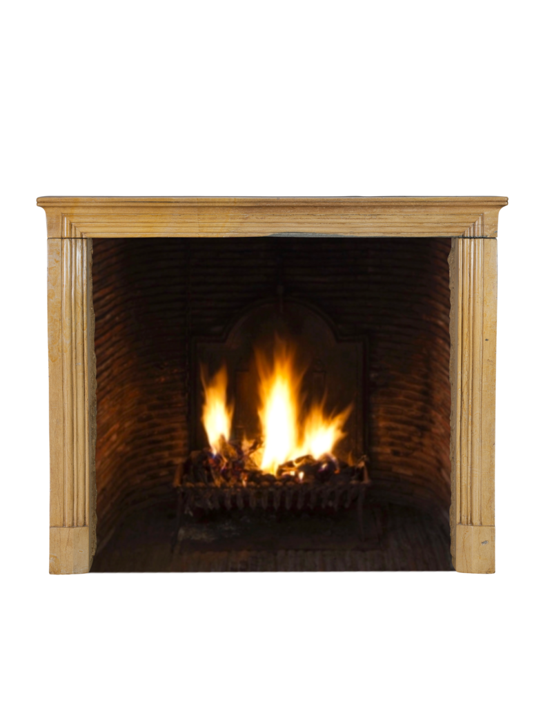 Maison Leon Van den Bogaert Original Louis XIV Style French Fireplace Mantel in Bicolor Corton Hardstone – Timeless Design Combining French Elegance with Modern Architectural Harmony