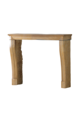 Maison Leon Van den Bogaert Original Louis XIV Style French Fireplace Mantel in Bicolor Corton Hardstone – Timeless Design Combining French Elegance with Modern Architectural Harmony