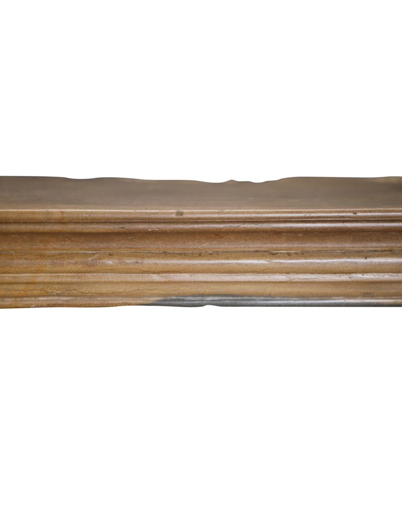 Maison Leon Van den Bogaert Original Louis XIV Style French Fireplace Mantel in Bicolor Corton Hardstone – Timeless Design Combining French Elegance with Modern Architectural Harmony