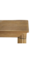 Maison Leon Van den Bogaert Original Louis XIV Style French Fireplace Mantel in Bicolor Corton Hardstone – Timeless Design Combining French Elegance with Modern Architectural Harmony