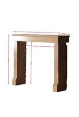 Maison Leon Van den Bogaert Stone Fireplace Mantel From Burgundy – Warm Timeless Design for Modern and Family Interiors