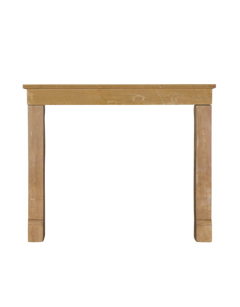 Maison Leon Van den Bogaert Stone Fireplace Mantel From Burgundy – Warm Timeless Design for Modern and Family Interiors