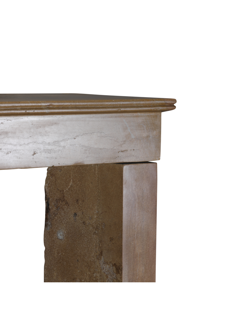 Maison Leon Van den Bogaert Stone Fireplace Mantel From Burgundy – Warm Timeless Design for Modern and Family Interiors