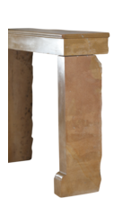 Maison Leon Van den Bogaert Stone Fireplace Mantel From Burgundy – Warm Timeless Design for Modern and Family Interiors