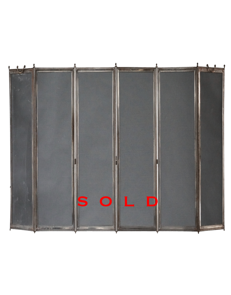 19th Century European Antique Fireplace Screen