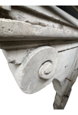 French Rustic Renaiscance Fireplace Surround