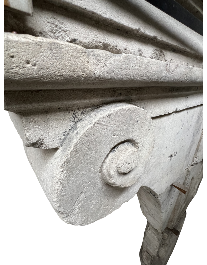 French Rustic Renaiscance Fireplace Surround