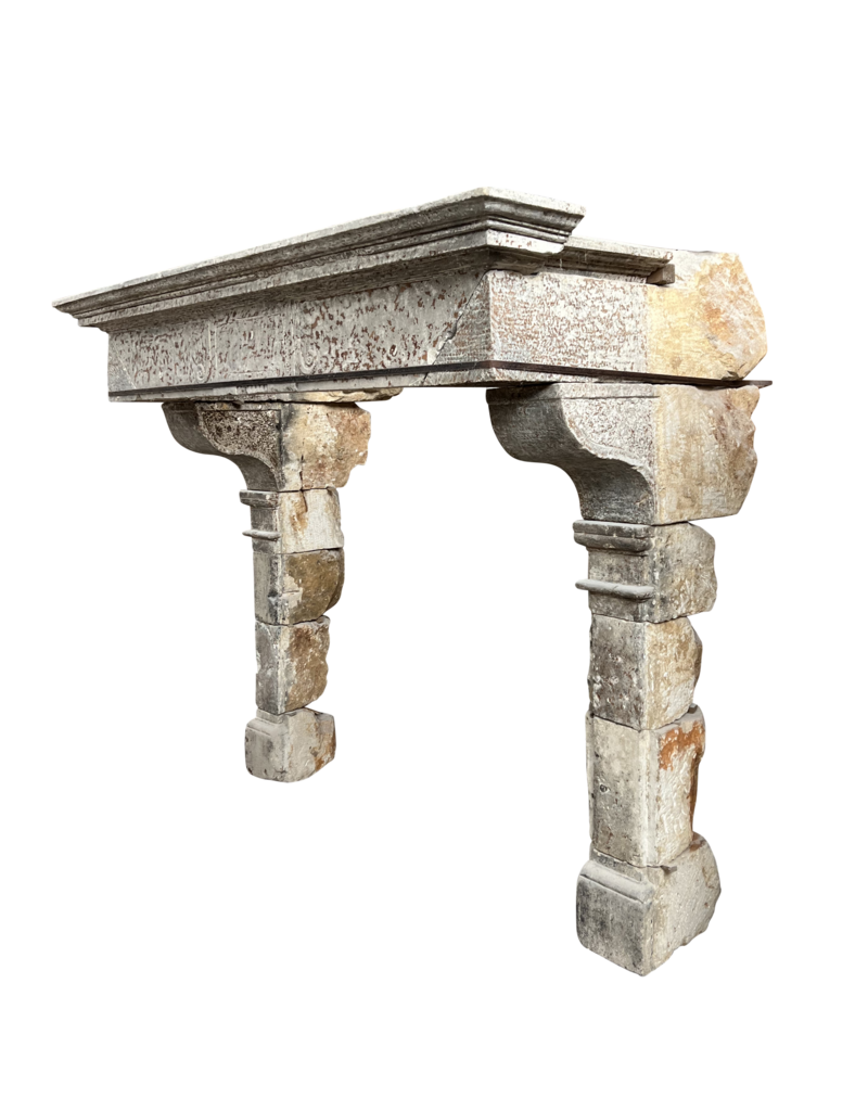 Groß 16. Jahrhundert Französisch Landstil-Art-Antike Kamin Maske