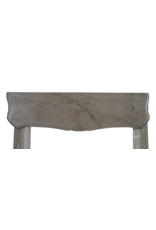 Maison Leon Van den Bogaert Authentischer französischer Pompadour-Kamin aus mastikgrünem Marmor aus dem 19. Jahrhundert — Eleganter Marmorkamin für klassische und moderne Innenräume