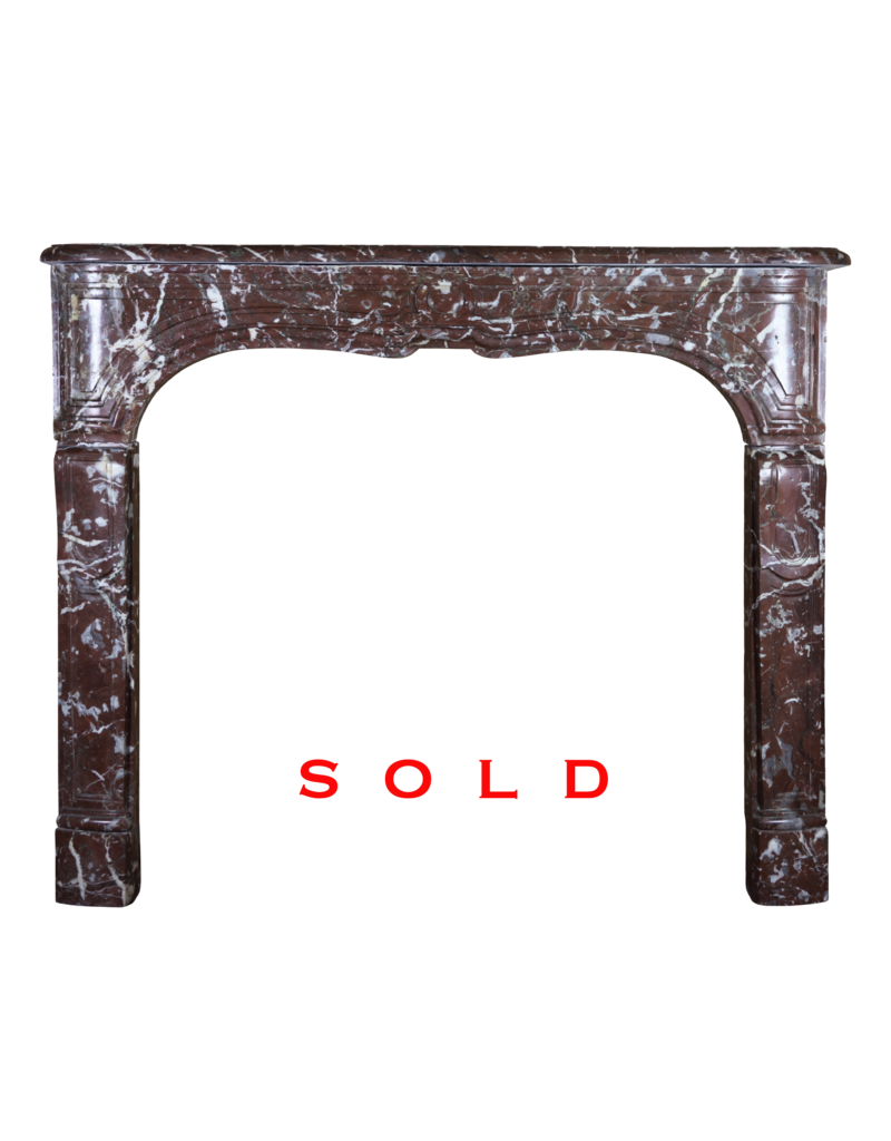 Small Belgian Vintage Fireplace Surround