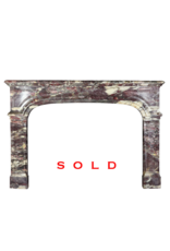 Cheminée Grand Epoque French Brêche Violet Marble Palace