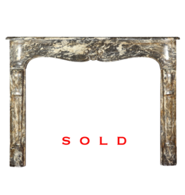 Small Belgian Vintage Fireplace Surround