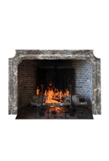 Chimenea de mármol Gris d’Ardenne - Siglo XVII Bélgica - Chimenea antigua