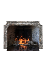 Maison Leon Van den Bogaert 17e-Eeuwse Gris d’Ardenne Marmeren Sierschouw - Antieke Marmeren Haard