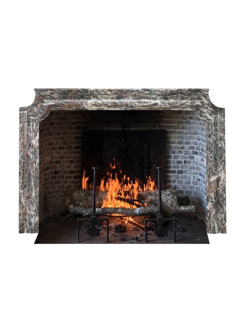Maison Leon Van den Bogaert Cheminée En Marbre Belge Gris d’Ardenne - XVIIe siècle - Cheminée Ancienne