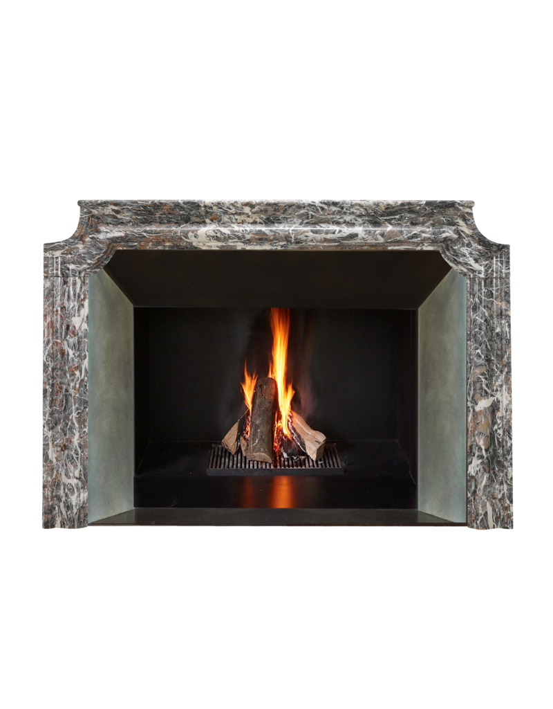 Maison Leon Van den Bogaert Kamin aus Gris d’Ardenne Marmor - 17. Jahrhundert - Antiker Marmorkamin