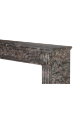 Maison Leon Van den Bogaert Antique French Bois Jourdan Marble Fireplace Mantel - Gare St. Lazare & NY Theatre Marble