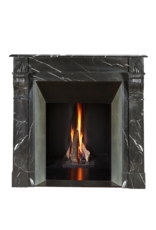 Maison Leon Van den Bogaert Chimenea Antigua Napoleón III En Mármol Negro Noir Cihigue - Siglo XIX