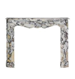 Maison Leon Van den Bogaert Elegante Parijse Pompadour Open Haard in Breccia Marmer