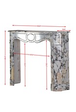 Maison Leon Van den Bogaert Chimenea Pompadour Mármol Breccia - Elegancia Parisina Atemporal