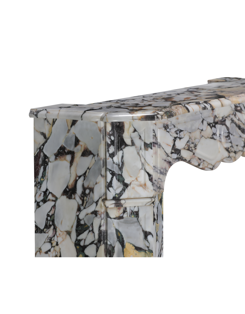 Maison Leon Van den Bogaert Chimenea Pompadour Mármol Breccia - Elegancia Parisina Atemporal