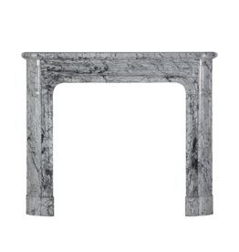 Maison Leon Van den Bogaert Chimenea Parisana de Mármol Bleu Fleuri – Siglo XIX