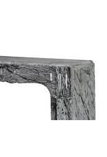 Maison Leon Van den Bogaert French Pompadour Fireplace Surround in Rare Italian Bleu Fleuri (Bardiglio Forito) Marble – Elegant Antique Mantel