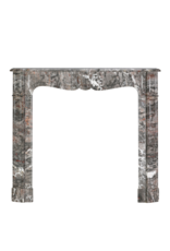 Maison Leon Van den Bogaert Cheminée Ancienne Pompadour En Marbre Bois Jourdan – Élément Architectural Parisien du XIXe siècle