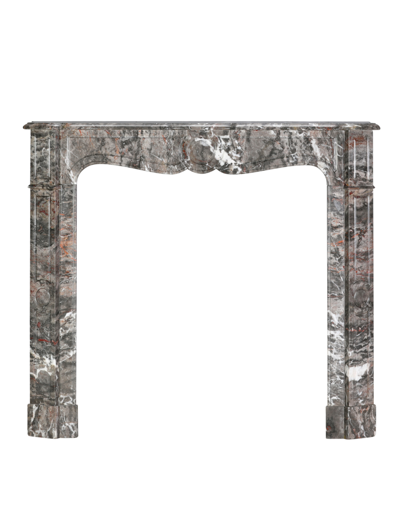 Maison Leon Van den Bogaert Chimenea Pompadour Del Siglo XIX En Mármol Bois Jourdan – Pieza Histórica De París