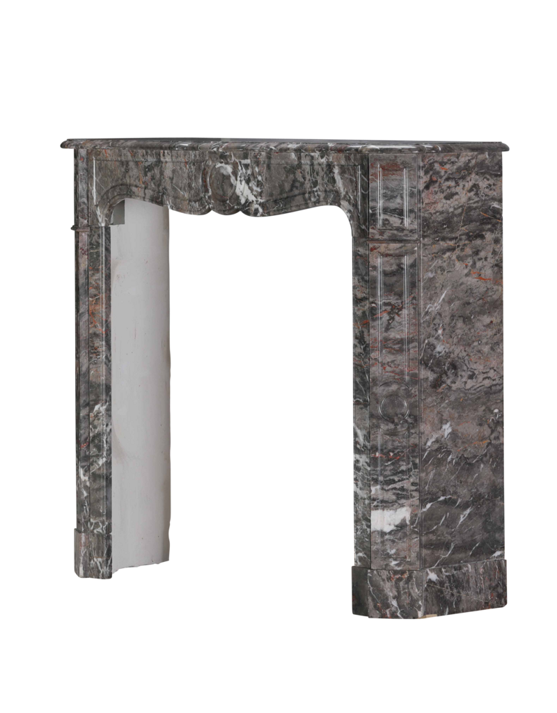 Maison Leon Van den Bogaert Authentieke 19e-Eeuwse Paeijse Pompadour Haard in Zeldzaam Bois Jourdan Marmer