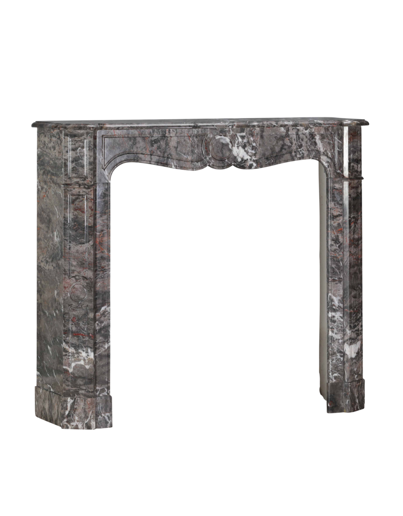 Maison Leon Van den Bogaert Authentieke 19e-Eeuwse Paeijse Pompadour Haard in Zeldzaam Bois Jourdan Marmer